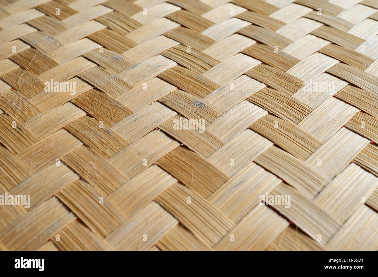 Woven bamboo strips for background texture Stock Photo Alamy