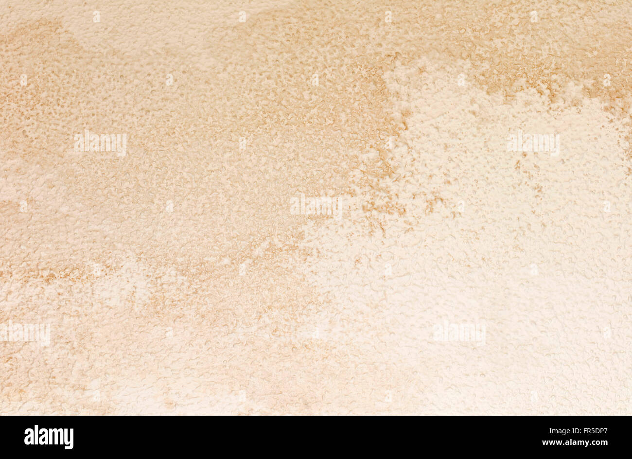 Water Damaged Ceiling And Wall White Becomming Brown Stock