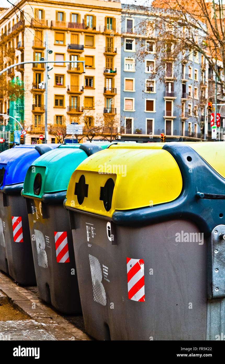 Recycling Containers Spain High Resolution Stock Photography and Images