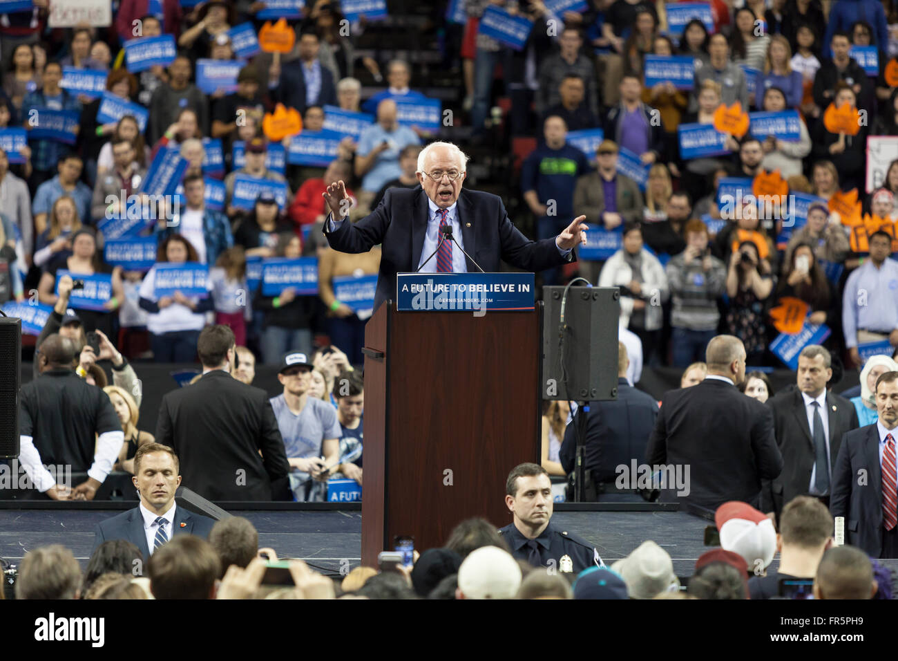 Seattle, Washington: A Future to Believe in Rally featuring Senator ...