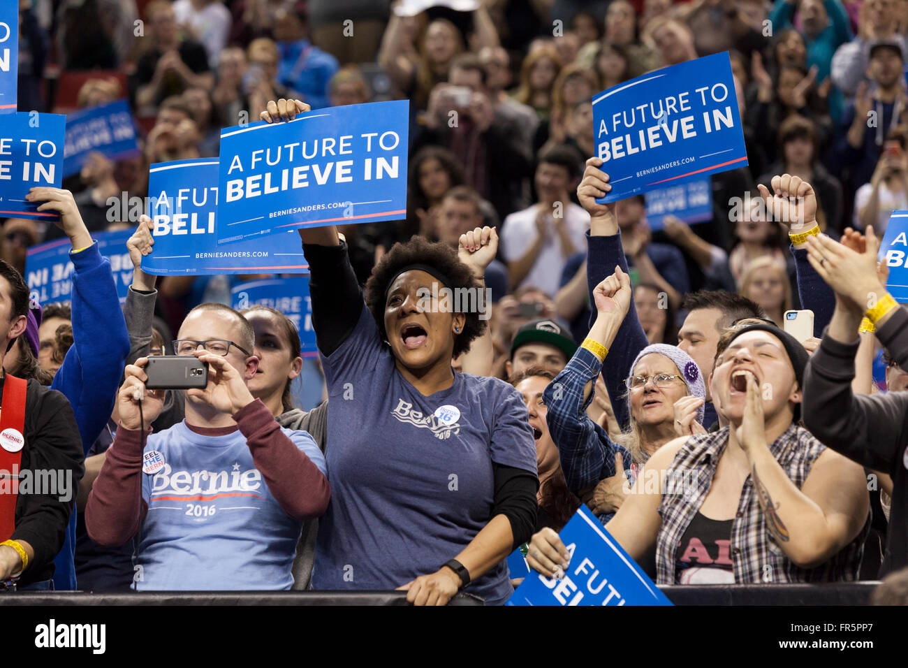 Seattle, Washington: A Future to Believe in Rally featuring Senator ...