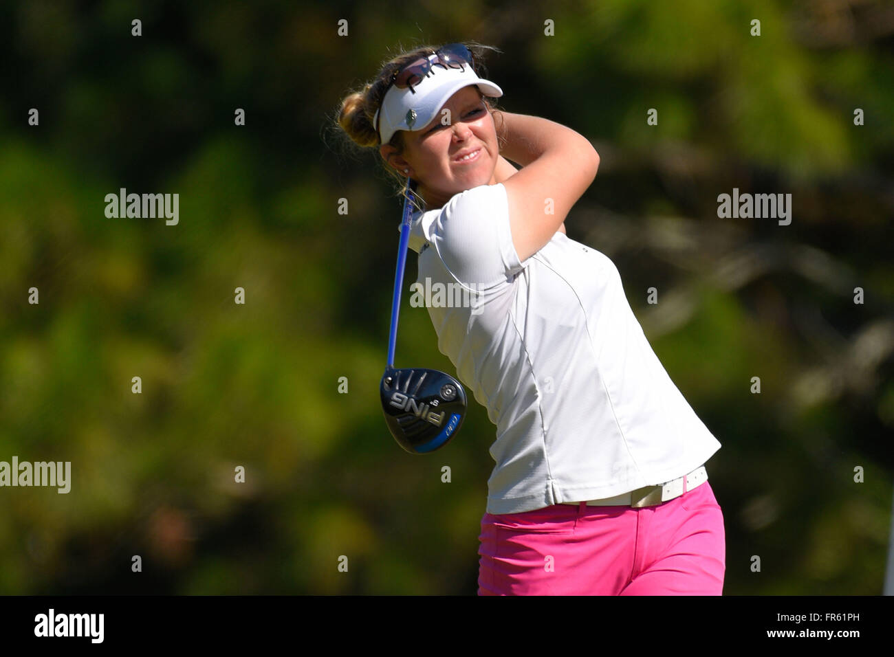 Daytona Beach, Florida, USA. 17th Oct, 2015. Brittany Henderson during the third round of the