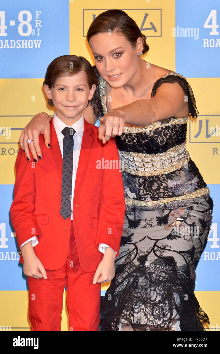 Actress Brie Larson And Child Actor Jacob Tremblay Attend