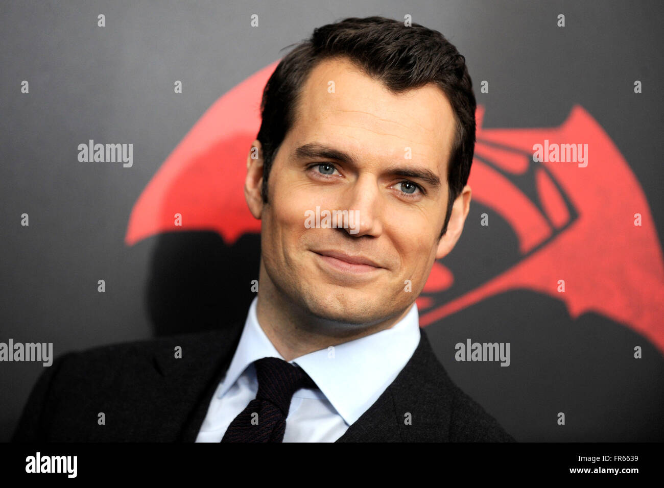 New York City. 20th Mar, 2016. Henry Cavill attends the 'Batman V Superman: Dawn Of Justice' New York premiere at Radio City Music Hall on March 20, 2016 in New York City./picture alliance © dpa/Alamy Live News Stock Photo