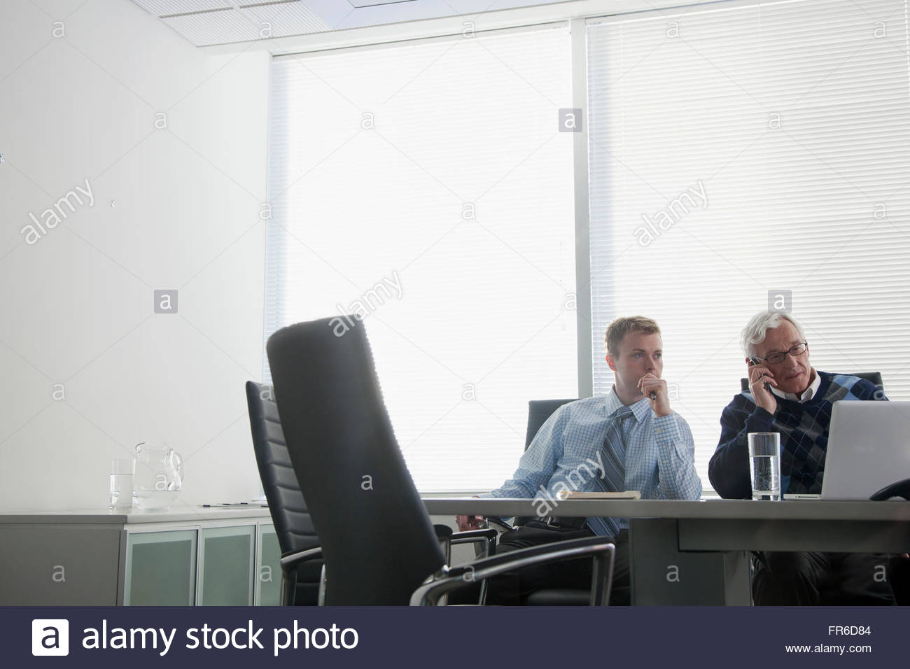 coworkers planning Stock Photo