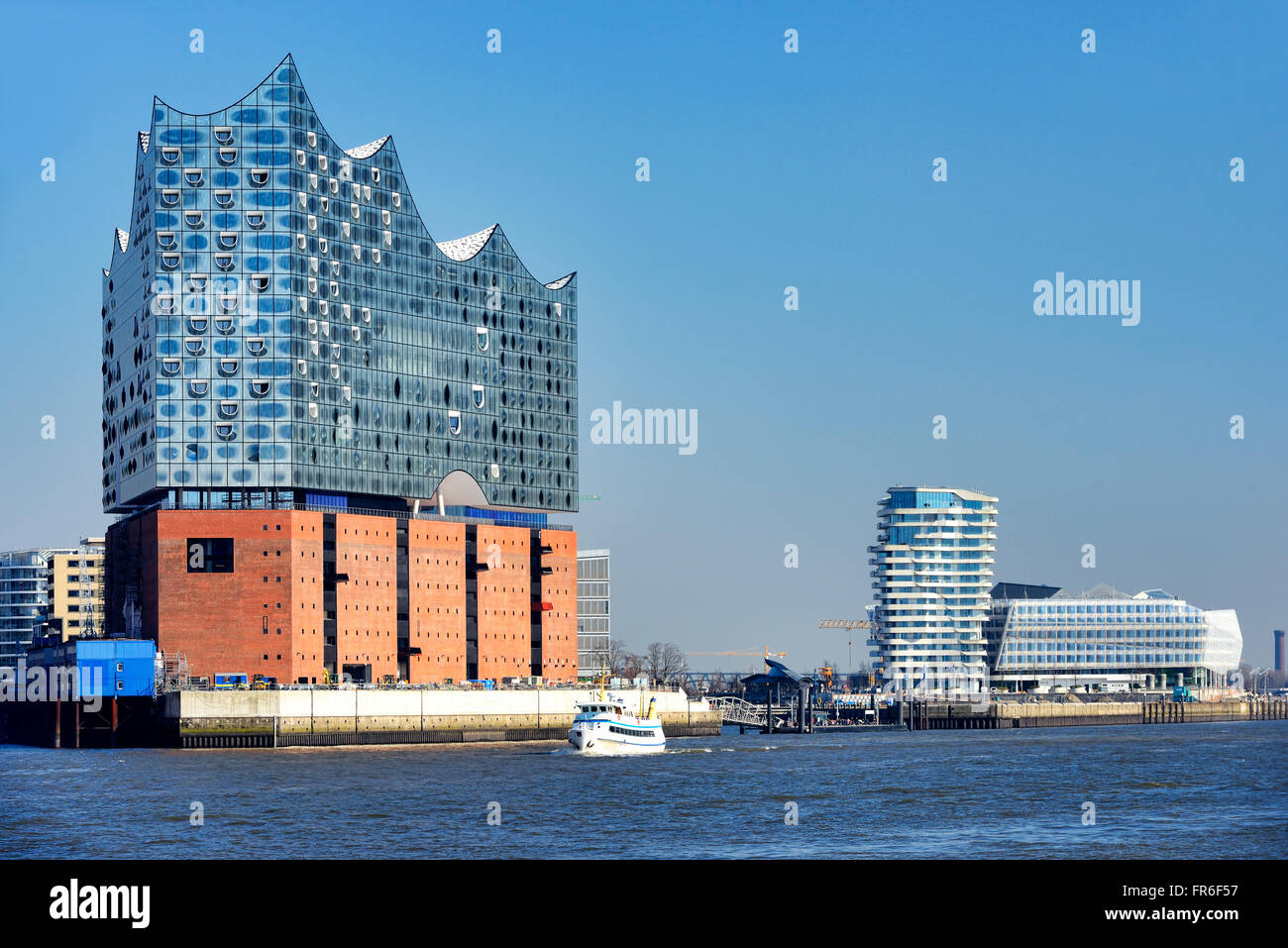 Elbphilharmonie, Elbe Philharmonic Hall, in Hamburg, Germany Stock ...