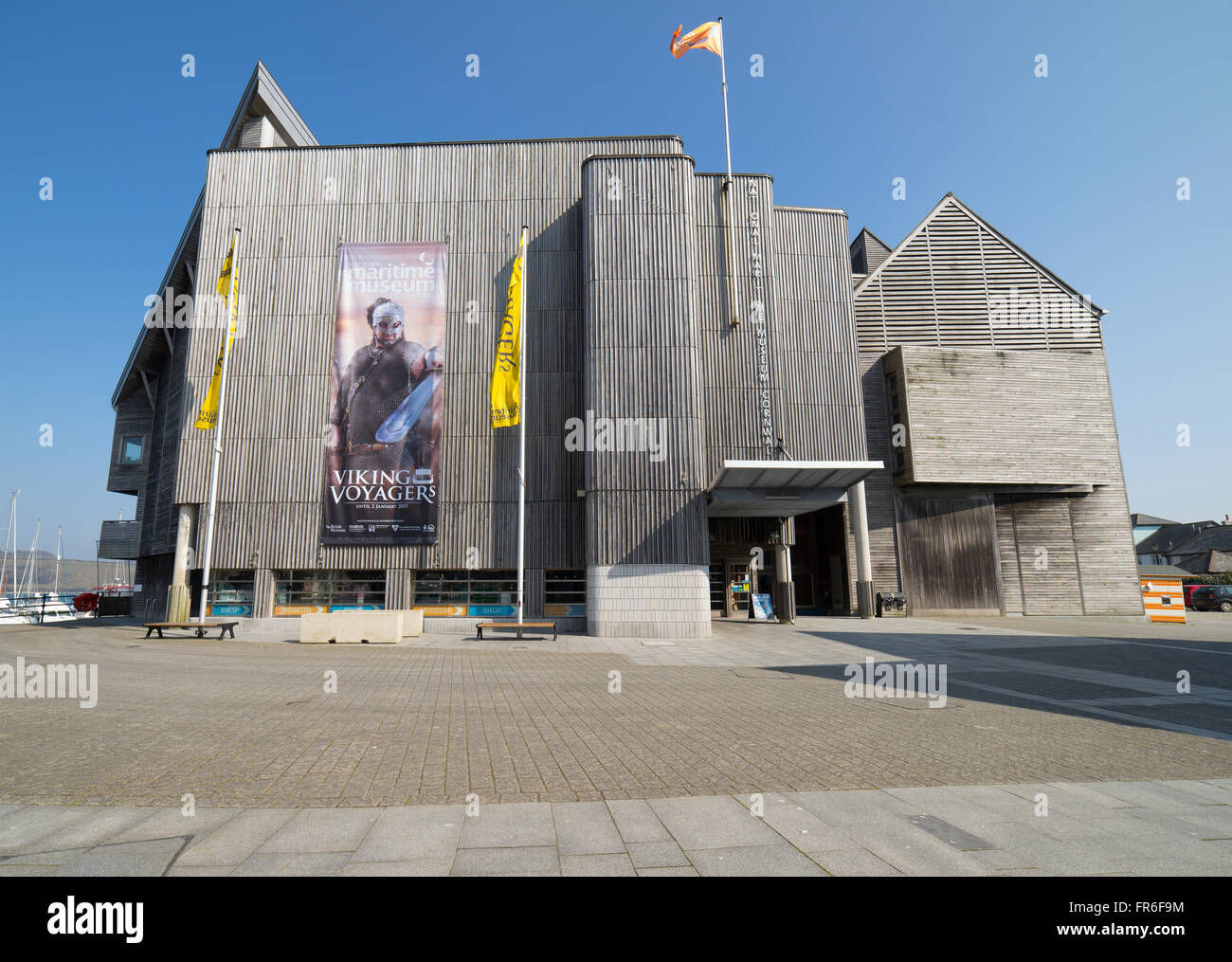 National Maritime Museum building, Discovery Quay, Falmouth Cornwall England UK. Stock Photo