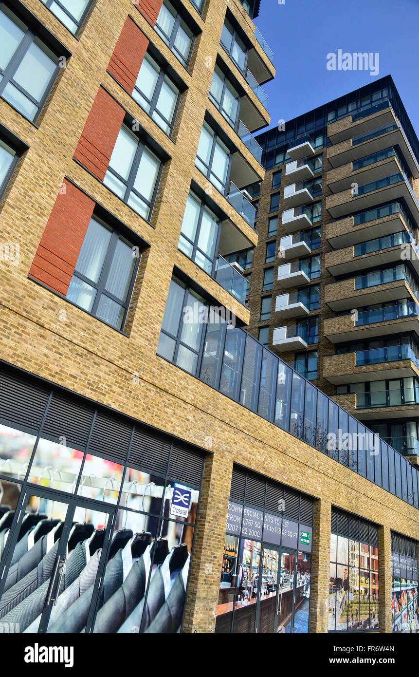 New apartment blocks being built by Berkeley Homes being built in the