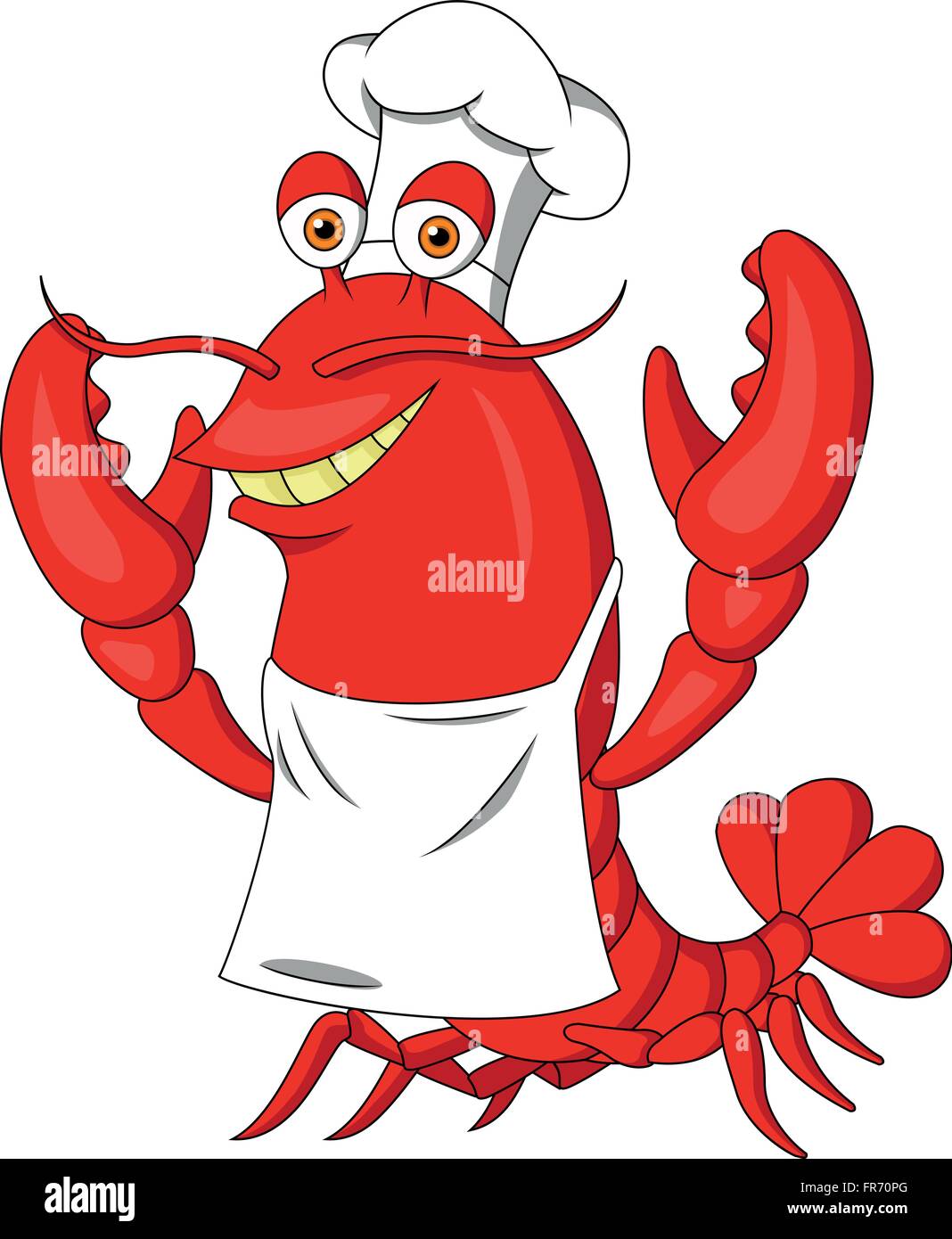 Cartoon red shrimp crab lobster hi-res stock photography and images - Alamy