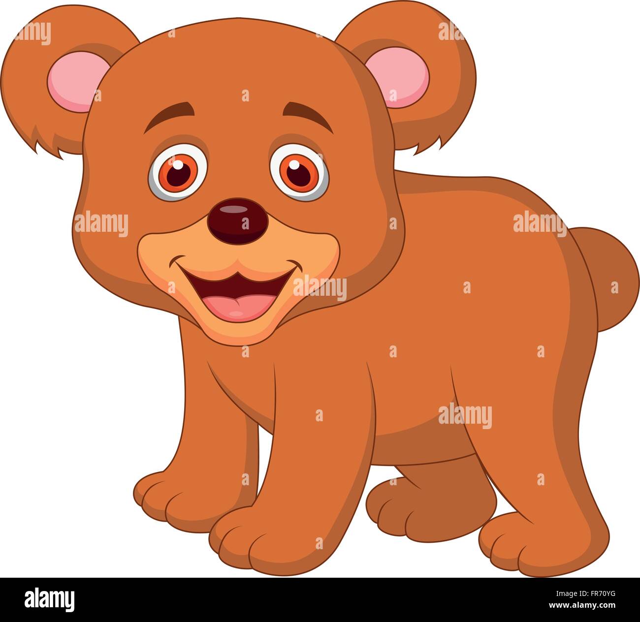 Cute baby bear cartoon Stock Vector Image & Art - Alamy