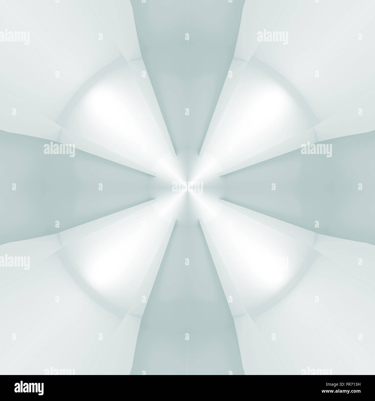 Abstract light blue propulsion background pattern. 3d illustration Stock Photo
