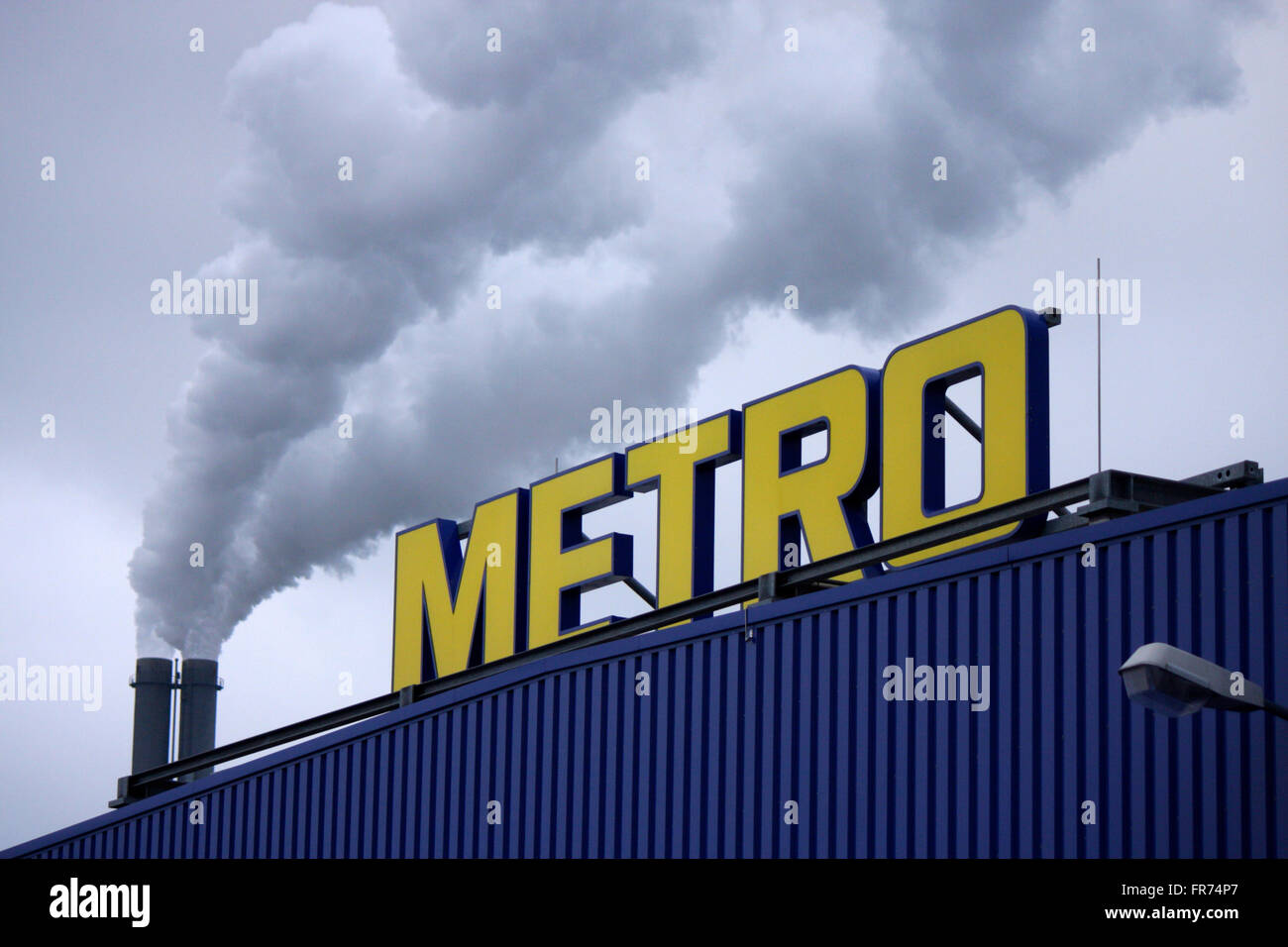 Markenname: 'Metro', Berlin. Stock Photo