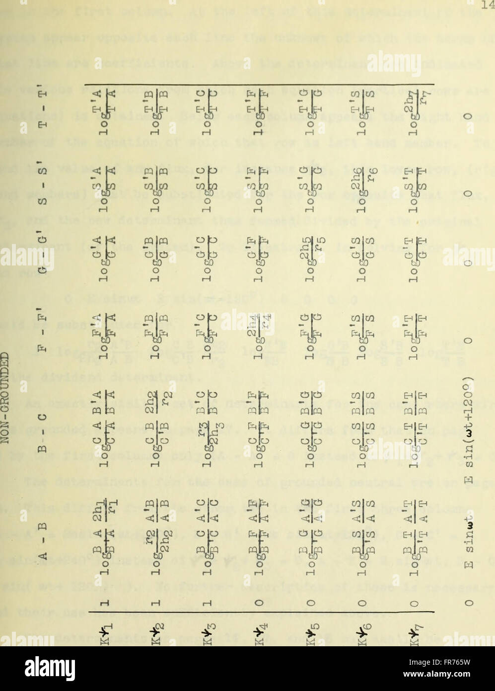 Voltages induced upon telephone lines near three phase transmission