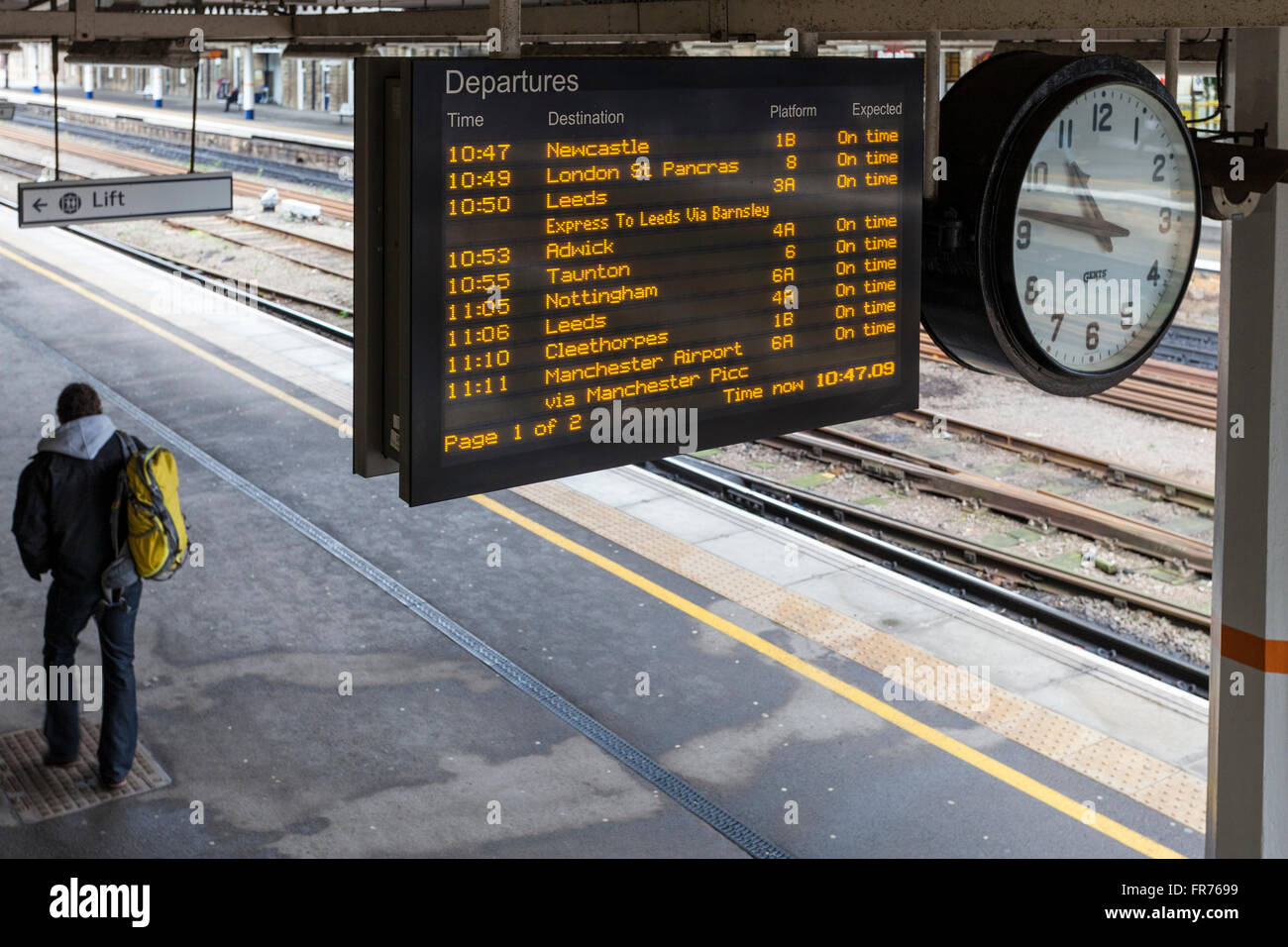 rail departure board high resolution stock photography and images alamy