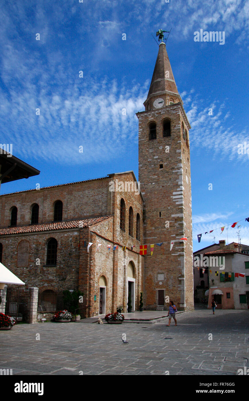 Basilica di Santa Eufemia, Grado, Italien. Stock Photo