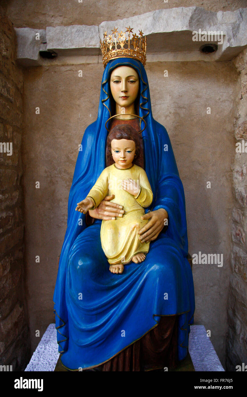Madonna di  Grado, Basilica di Santa Eufemia, Grado, Italien. Stock Photo