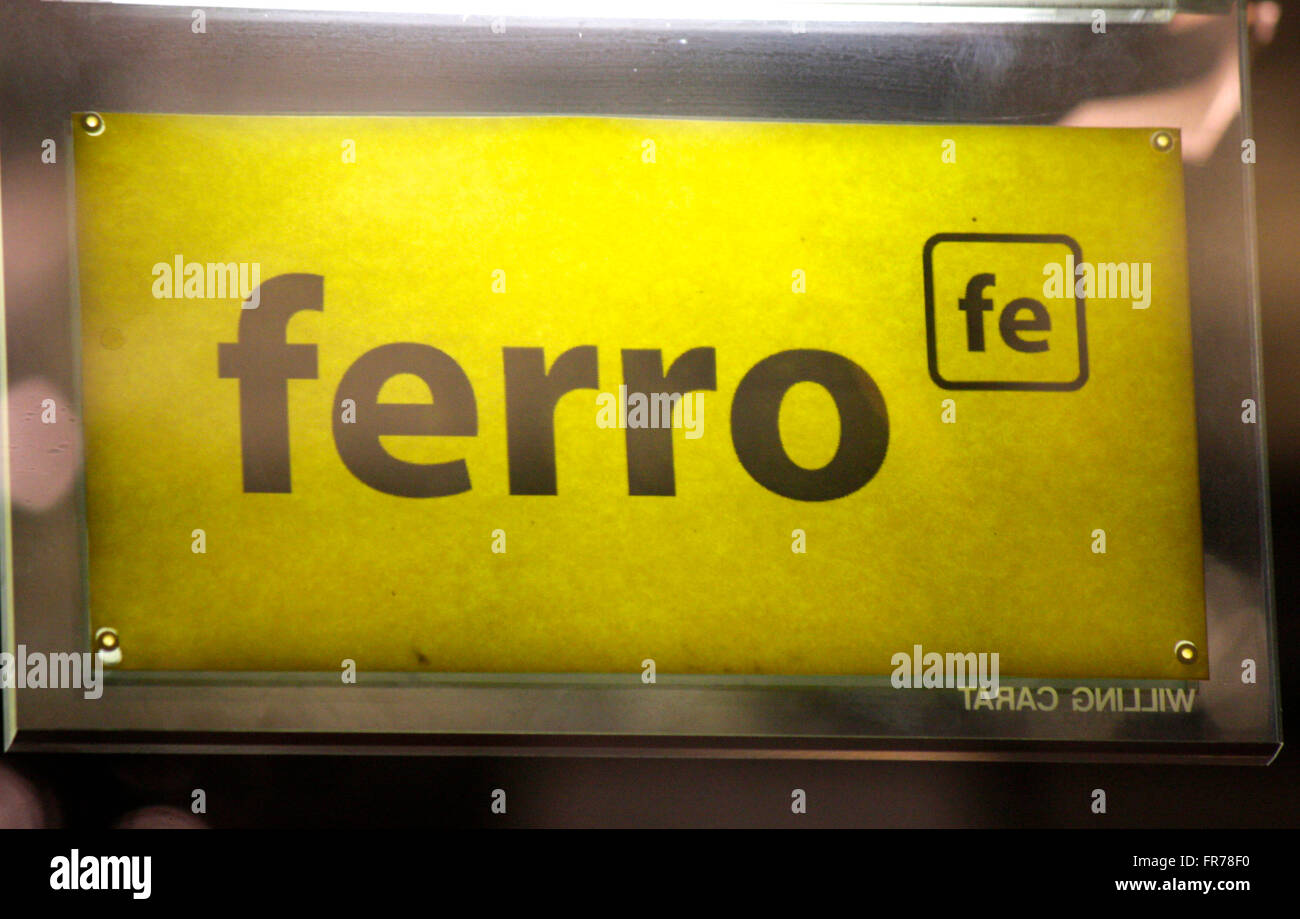 Markenname: 'Ferro', Berlin. Stock Photo