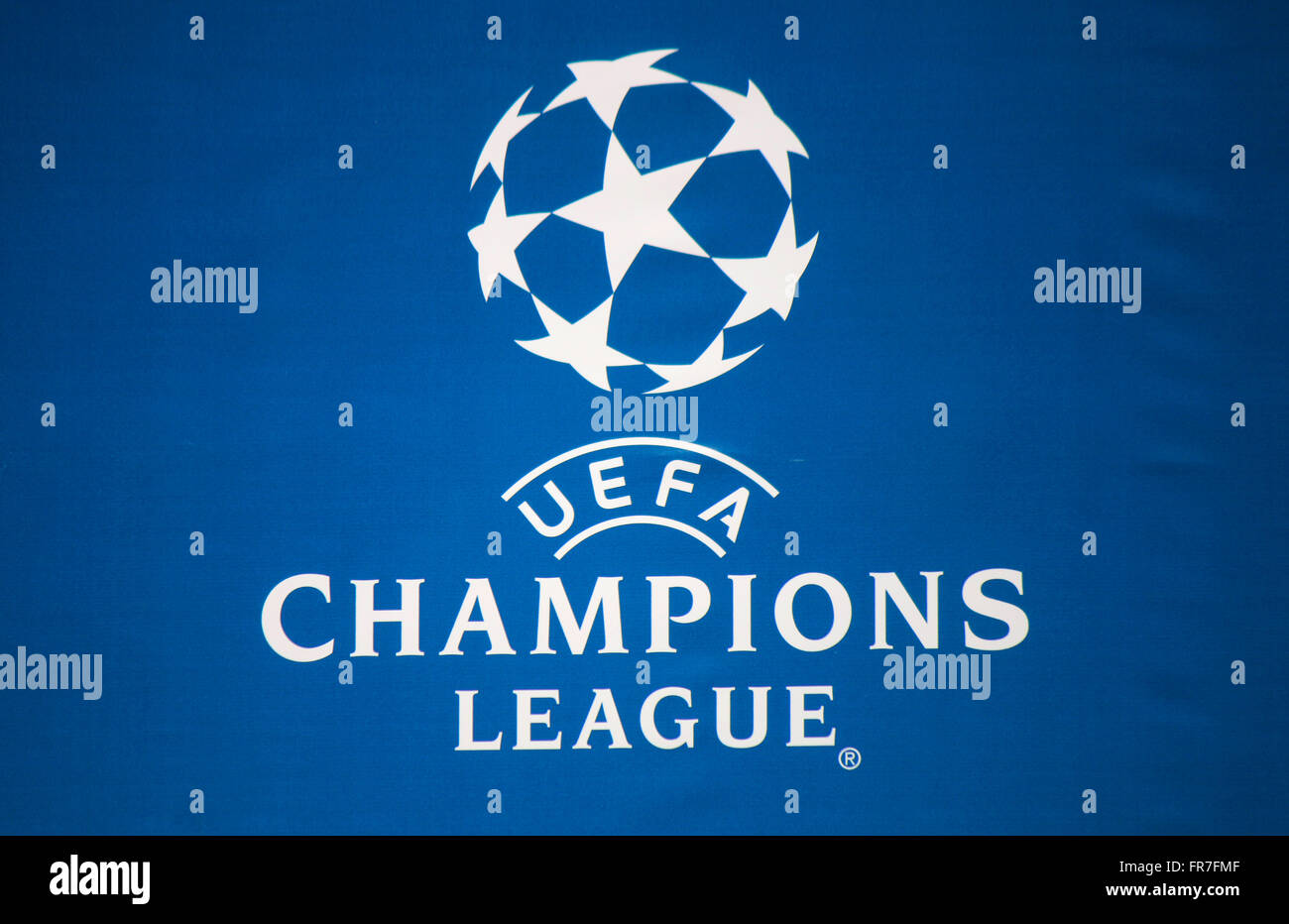 das Logo des 'FIFA Champions League Finals', Berlin. Stock Photo