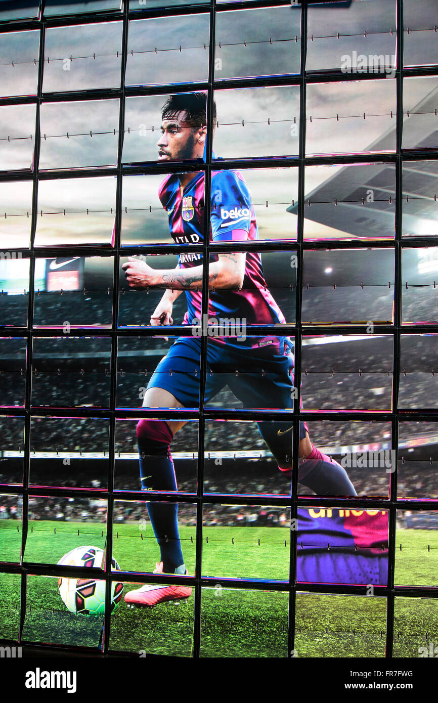 ein Bild von Neymar da Silva Santos Junior vom 'FC Barcelona', Berlin. Stock Photo