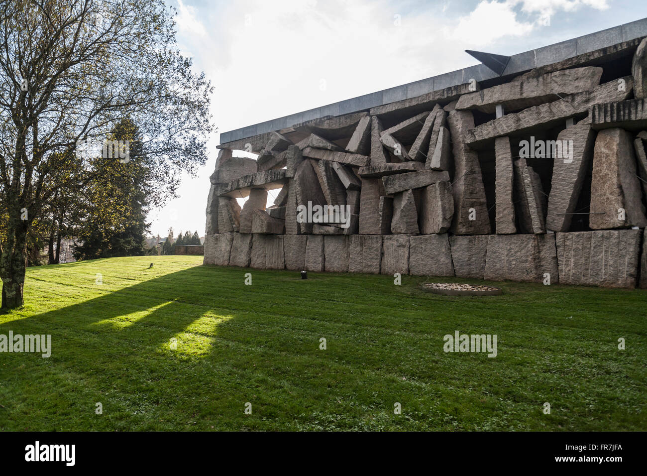 Parque de Vista Alegre- Finca Simeón. Sede SGAE-Fundación Autor. Santiago de Compostela. Stock Photo