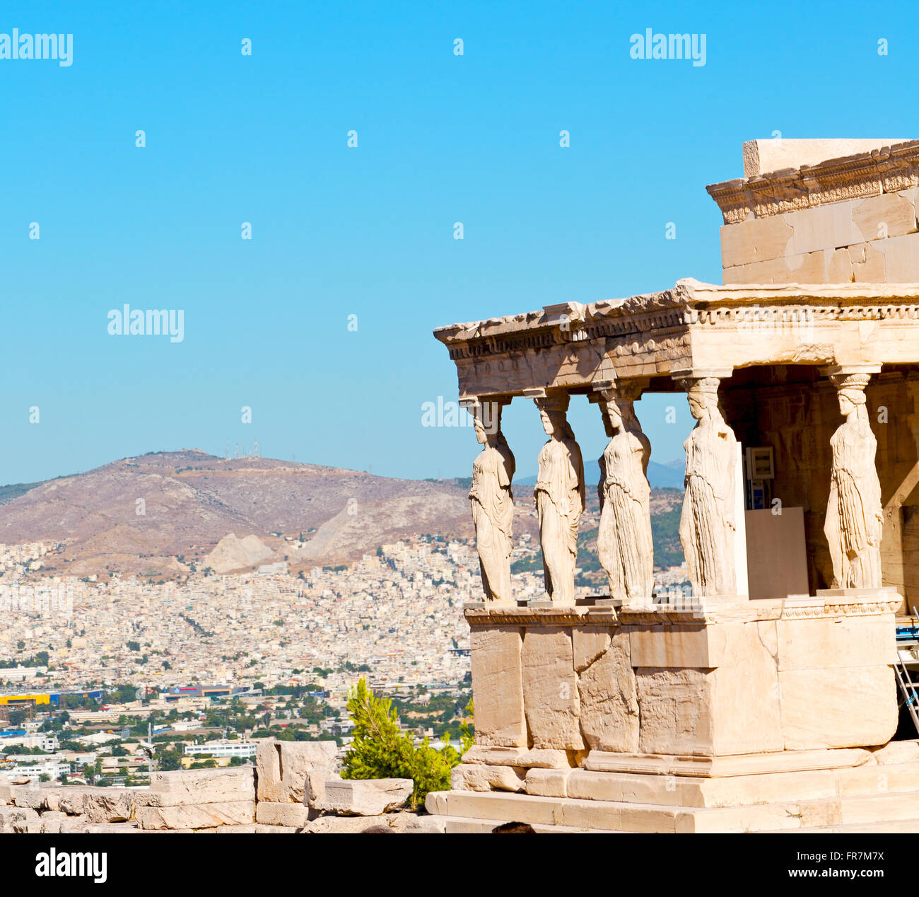in greece the old architecture and historical place parthenon athens ...