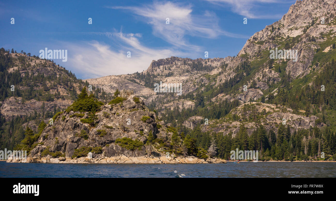 LAKE TAHOE, CALIFORNIA, USA - Emerald Bay. Stock Photo