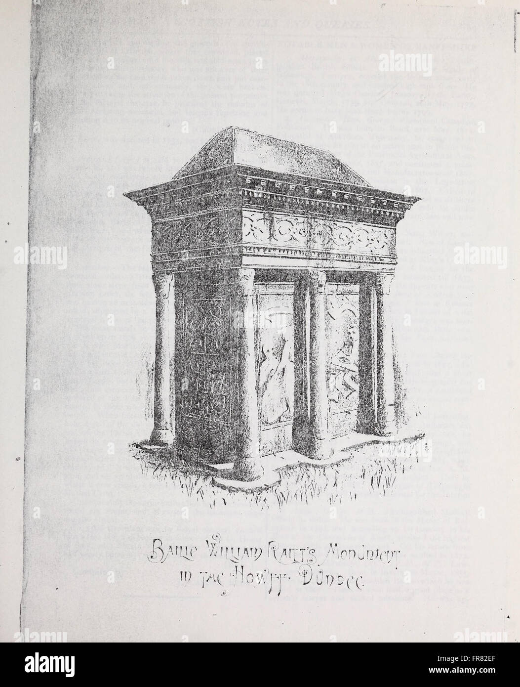 Scottish notes and queries 1892 stock photo alamy