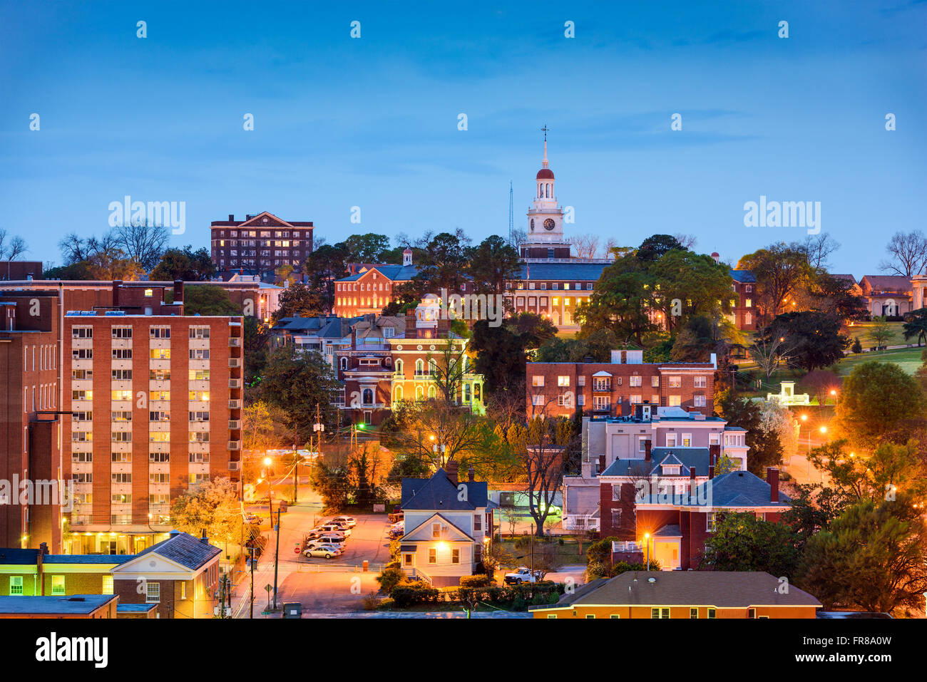 Macon, Georgia, USA downtown skyline Stock Photo: 100372409 - Alamy