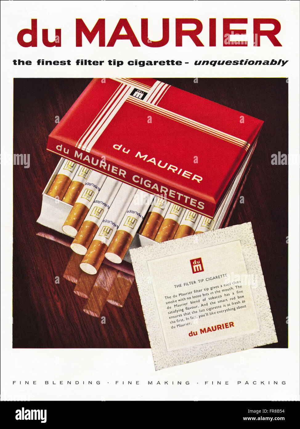 cigarettes du maurier Du maurier tobacco hi-res stock photography and images