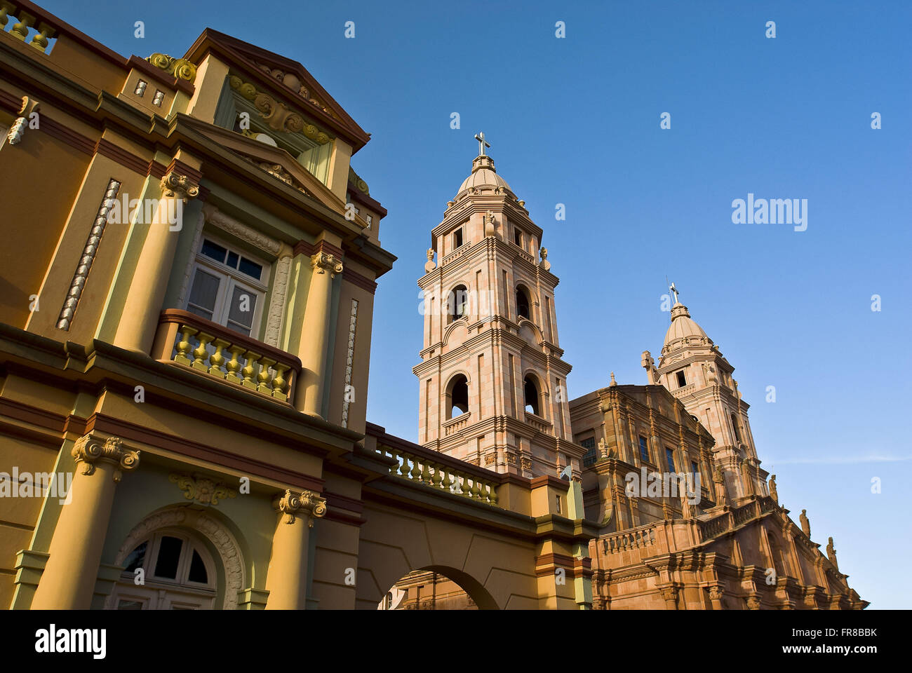 Angelopolitana Cathedral of St. Angelo in Praca Pinheiro Machado Stock Photo