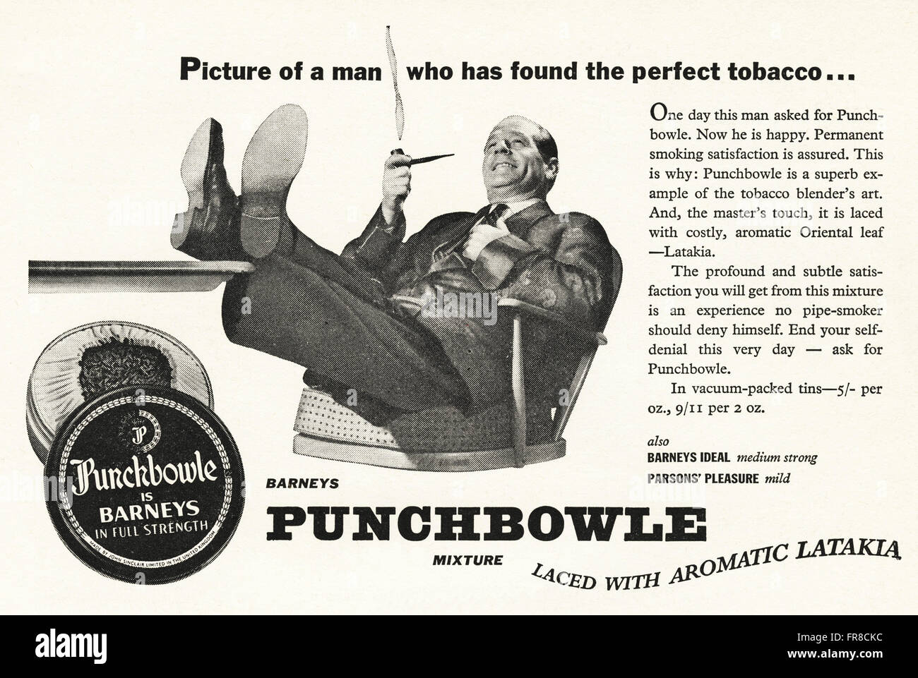Parsons' Pleasure Barneys Tobacco Tin (JAS) Parsons' Pleasure Barneys Tobacco Tin (JAS)