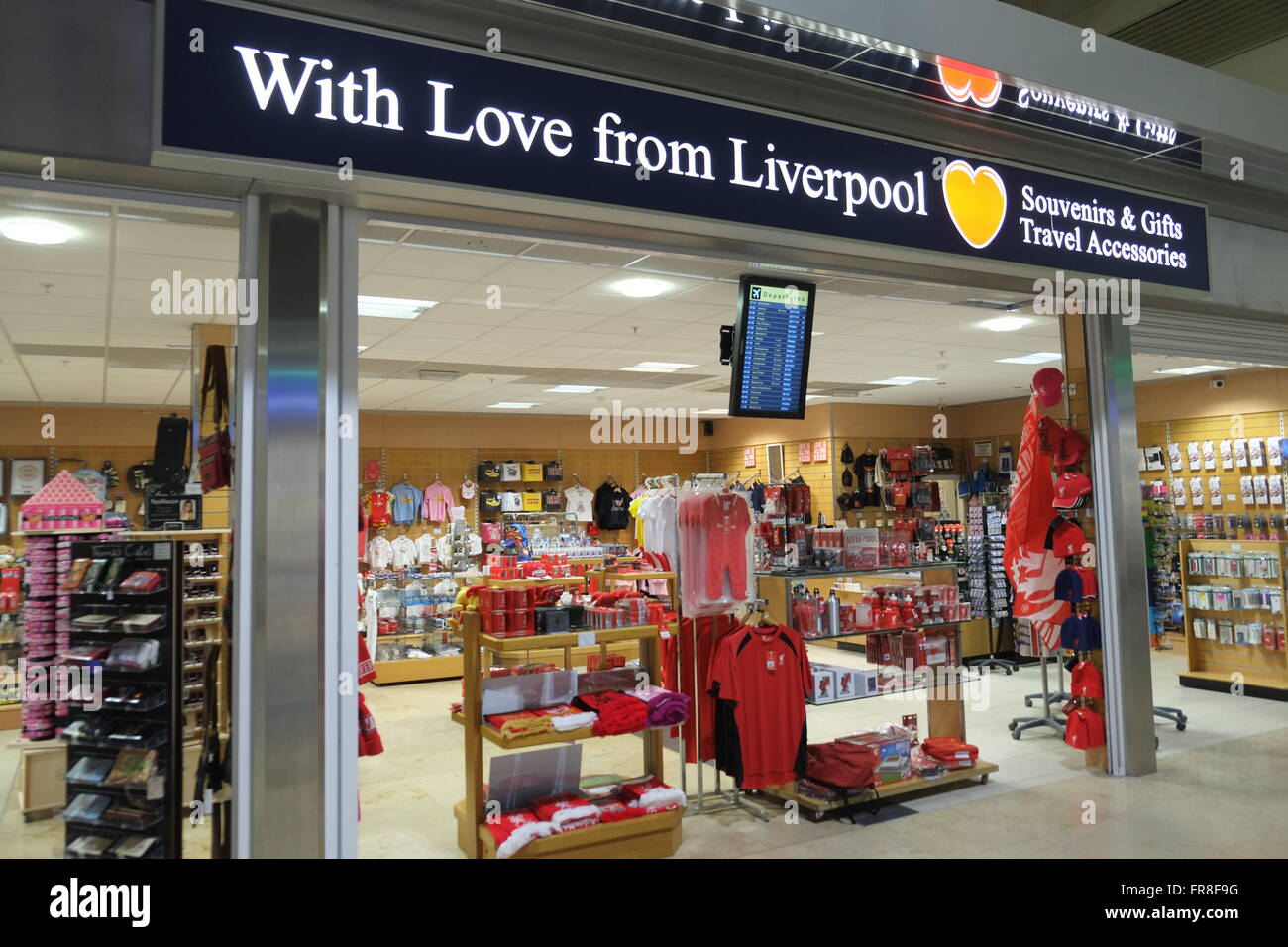 Departures Terminal at John Lennon Liverpool International Airport