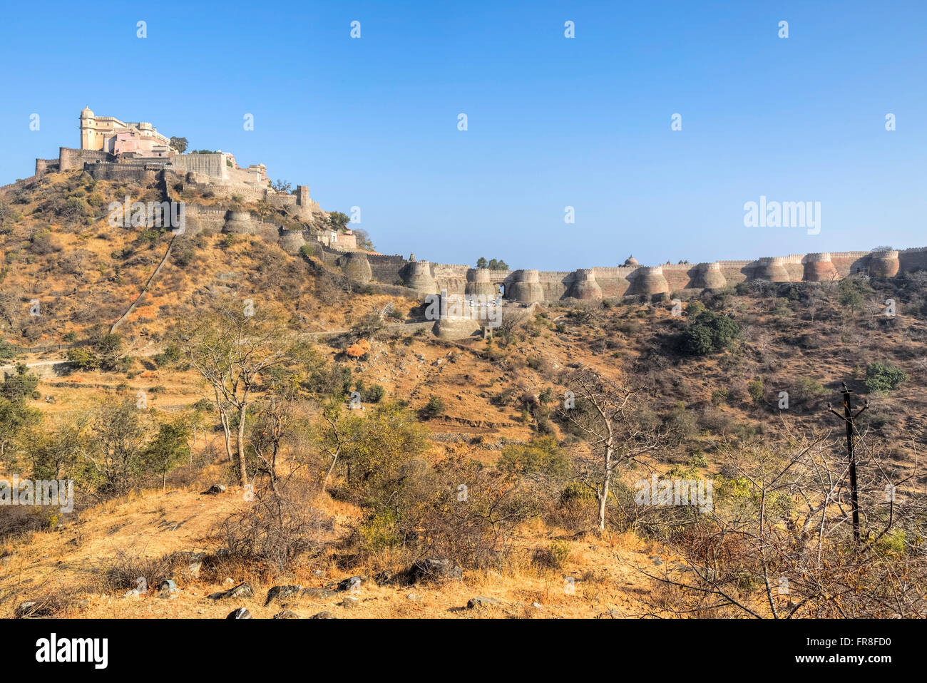 Kumbhalgarh Fort, Mewar, Rajsamand, Rajasthan, India, Asia Stock Photo
