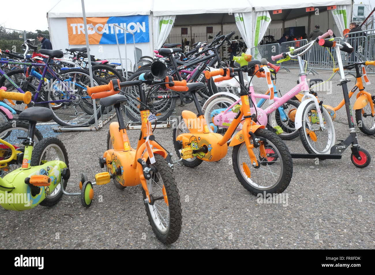 Reduced price goods at decathlon sports store in carcassonne hi