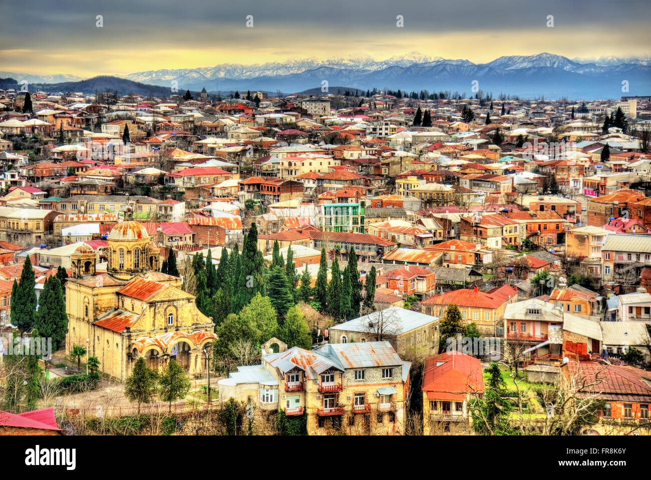 Kutaisi, the second largest city of Georgia Stock Photo