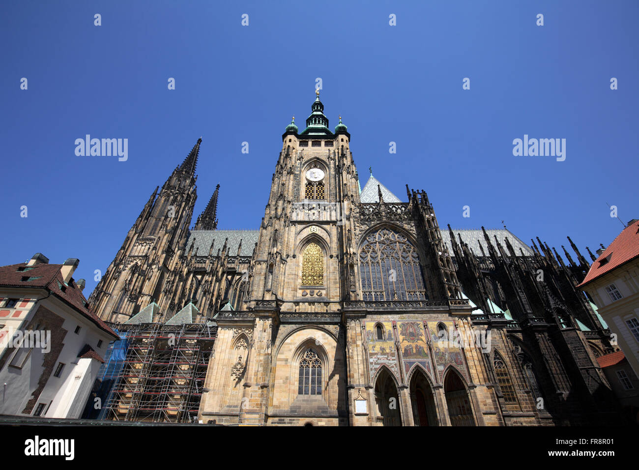 Saint Vitus Cathedral, Prague, Czech Republic Stock Photo