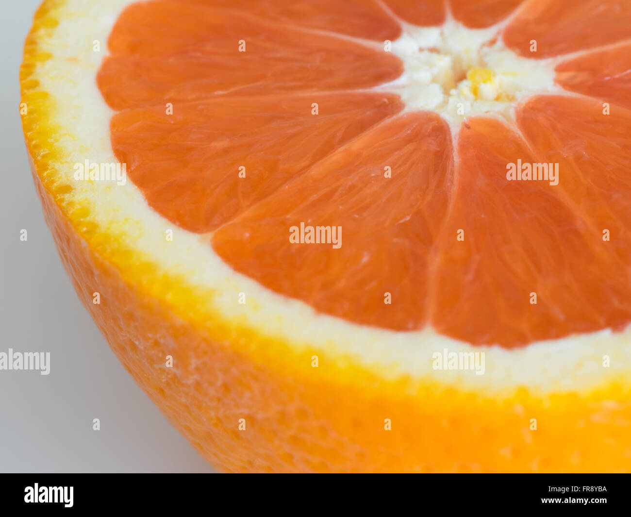 A Cara cara navel orange, also known as a redfleshed navel orange or