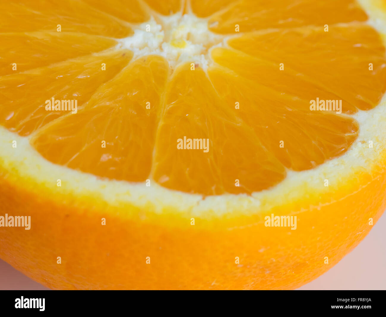 A navel orange. (Yum!) Stock Photo