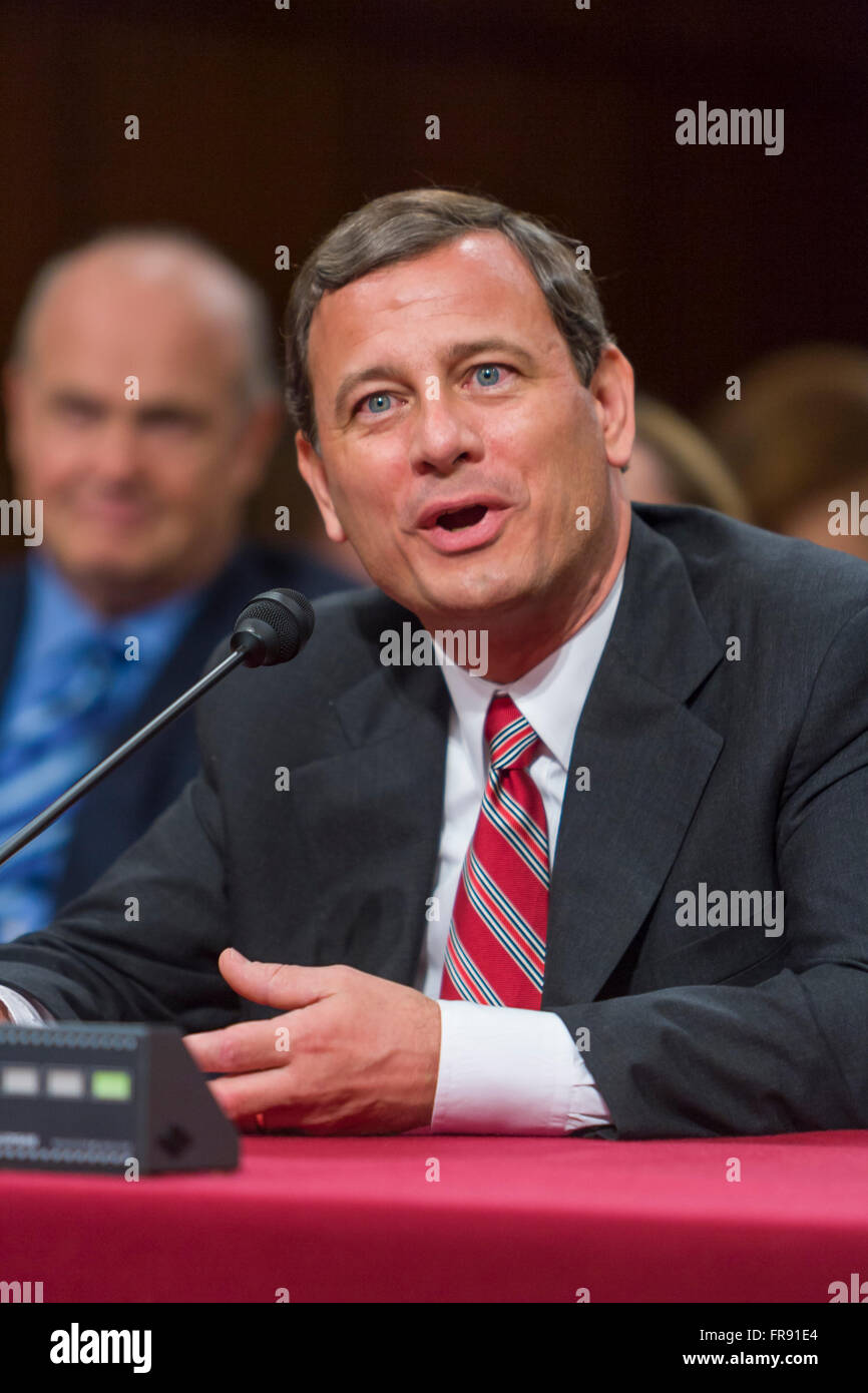John roberts confirmation hi-res stock photography and images - Alamy