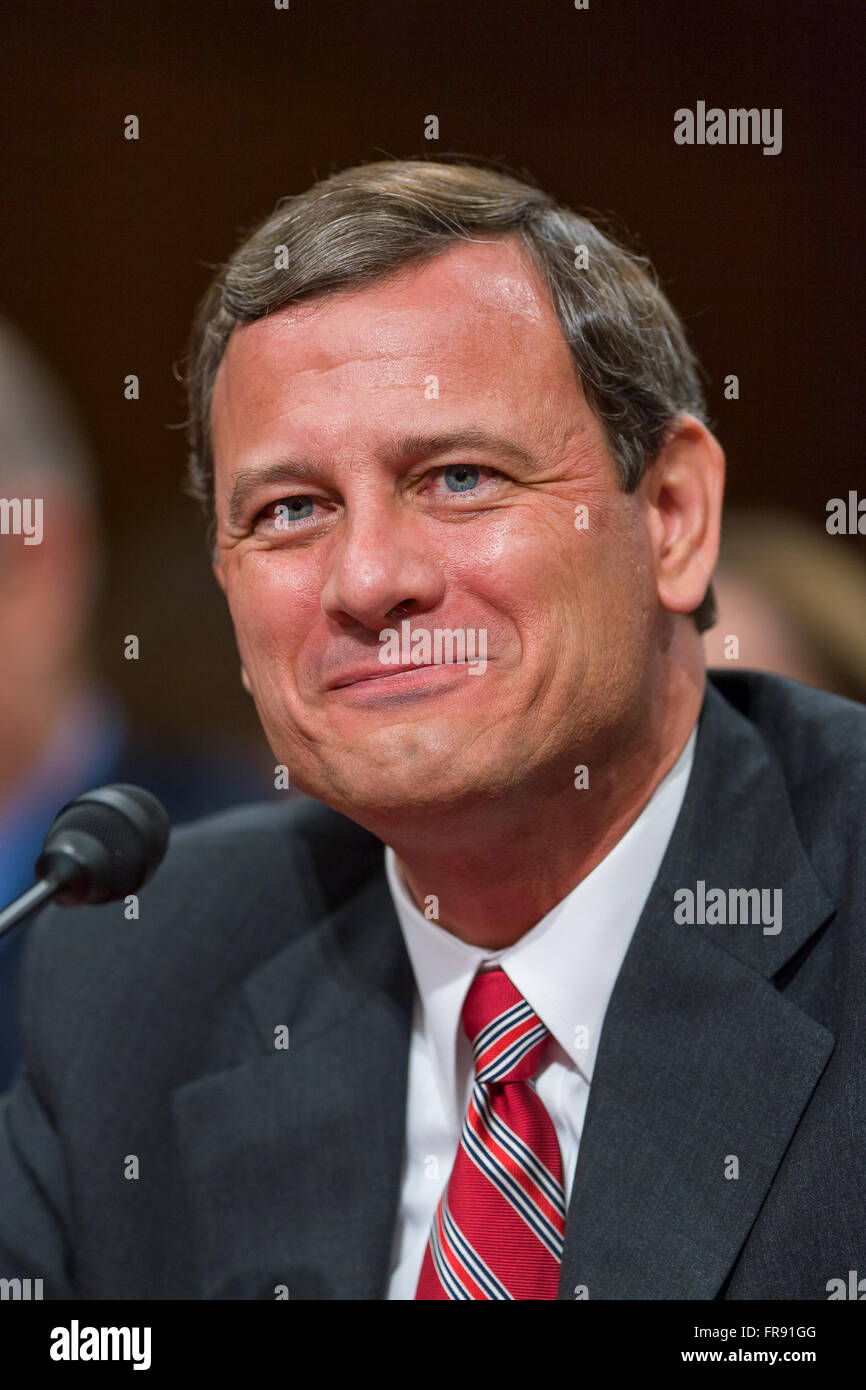 WASHINGTON, DC, USA - U.S. Supreme Court nominee Judge John G. Roberts ...
