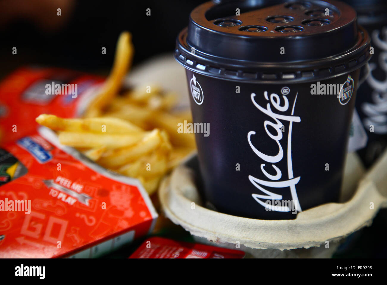 Mcdonald mccafe drink hires stock photography and images Alamy