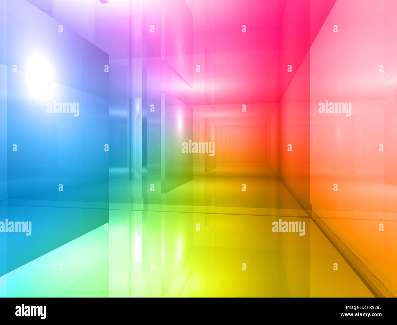 Color Code Open Space conceptual architecture, open space of colors Stock Photo - Alamy