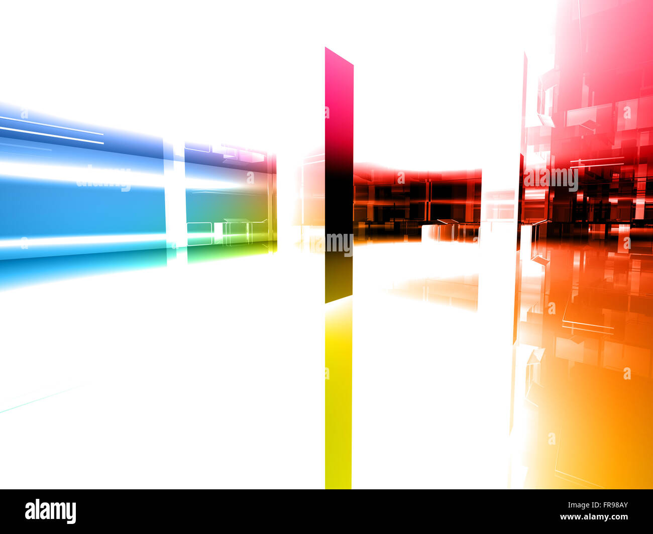 Color Code Open Space conceptual architecture, open space of colors Stock Photo - Alamy