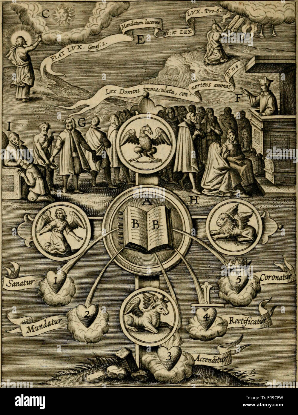 Duodecim specula Deum aliquando videre desideranti concinnata (1610) Stock Photo