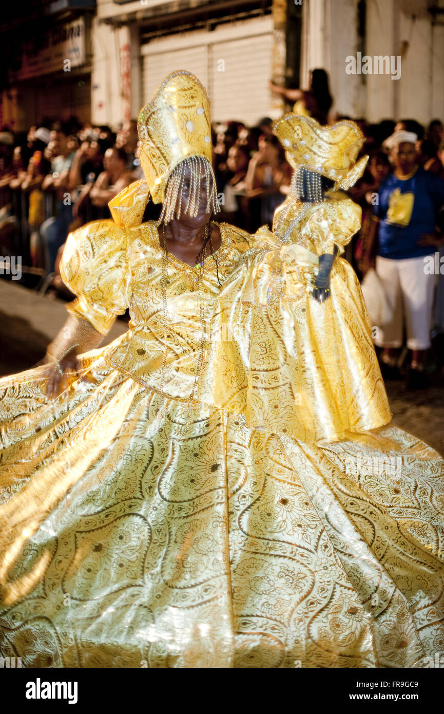 Night of the Silent Drums in Recife Stock Photo
