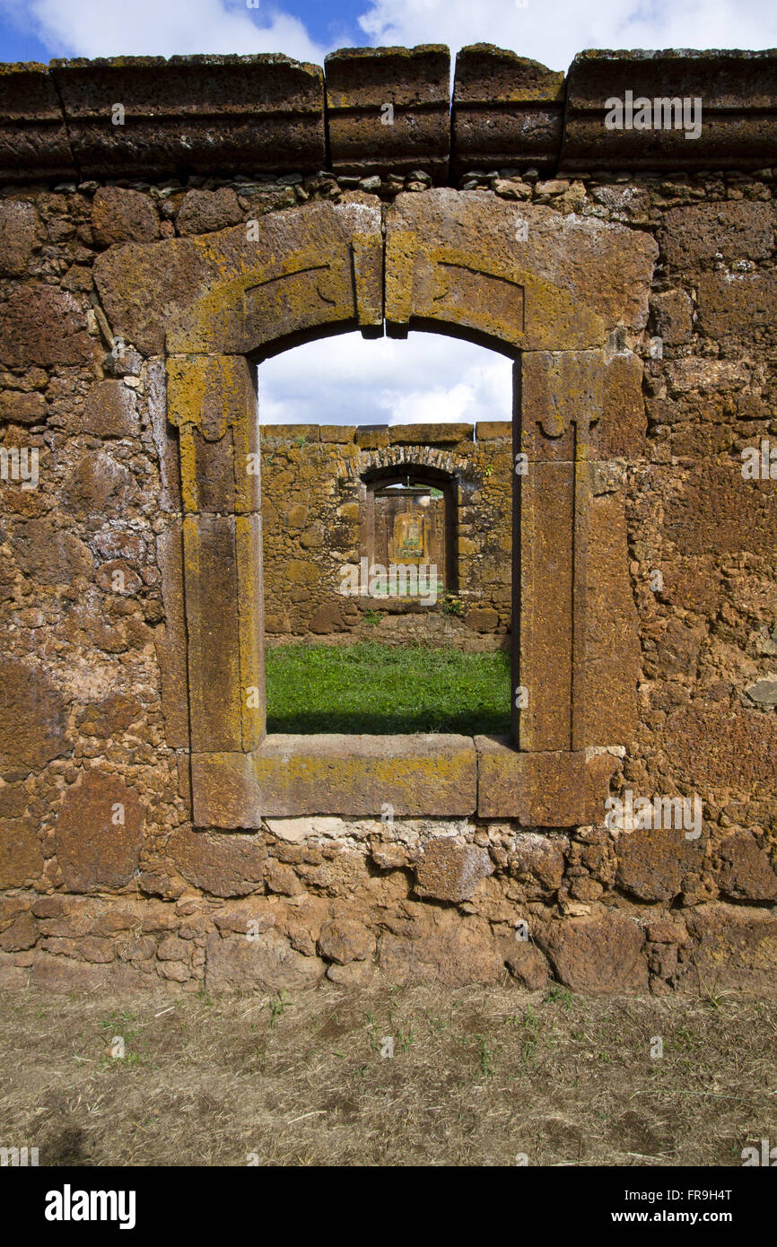 Real Forte Principe da Beira - site served as a prison for criminals - exiles and slaves Stock Photo