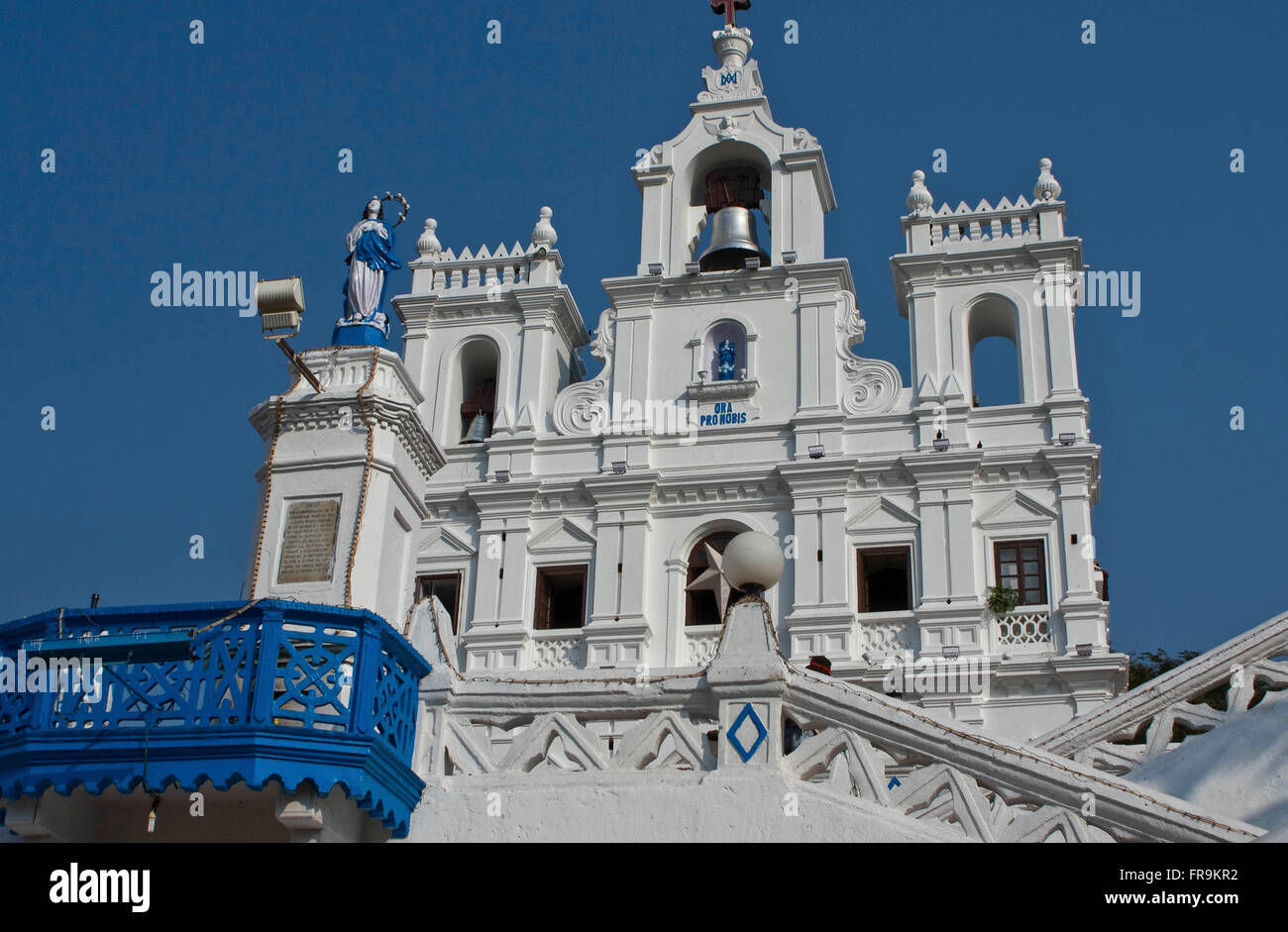 Asia, Indiia, Goa, Panjim, Church Our Lady of the Immaculate Conception Stock Photo