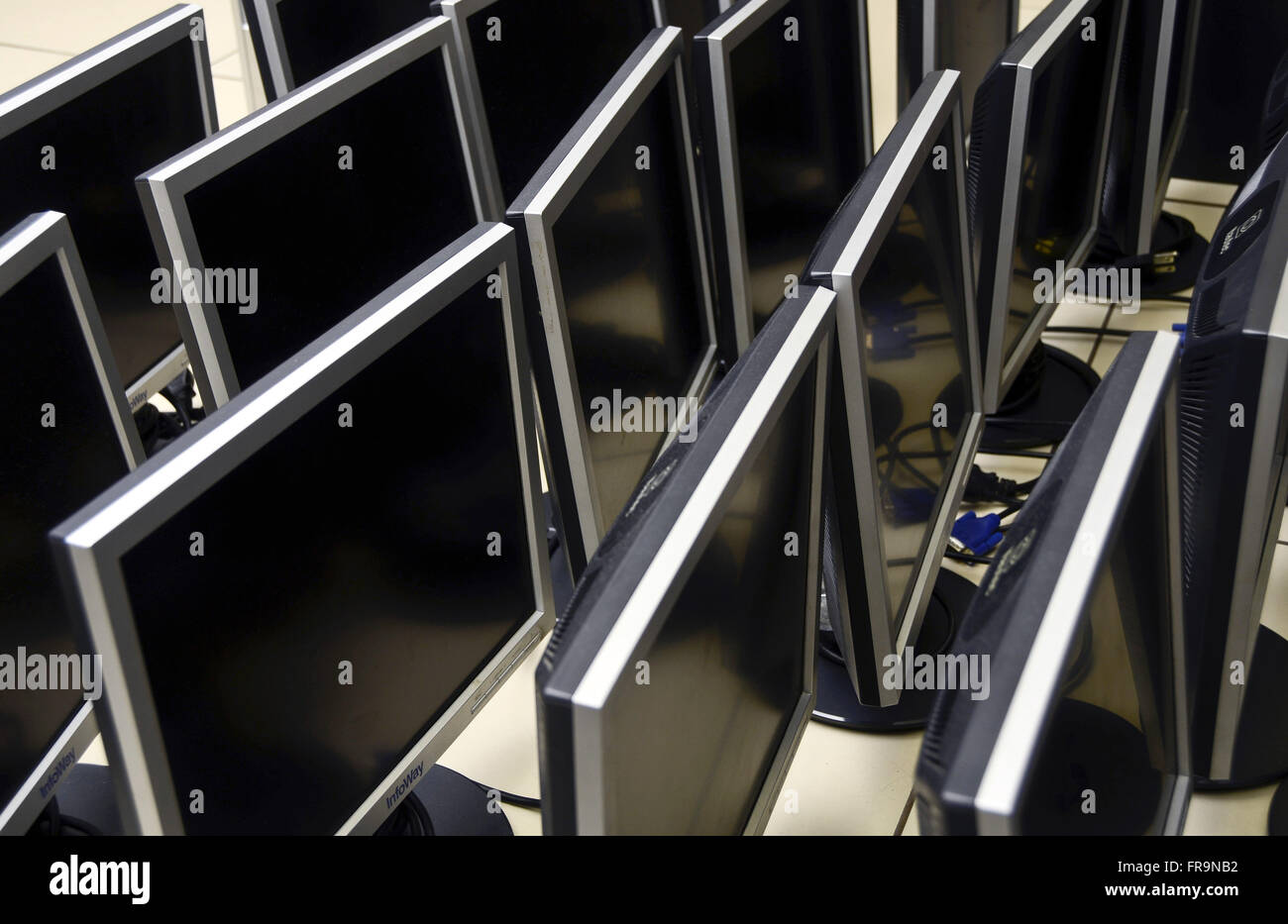 Computer Monitors Stock Photo