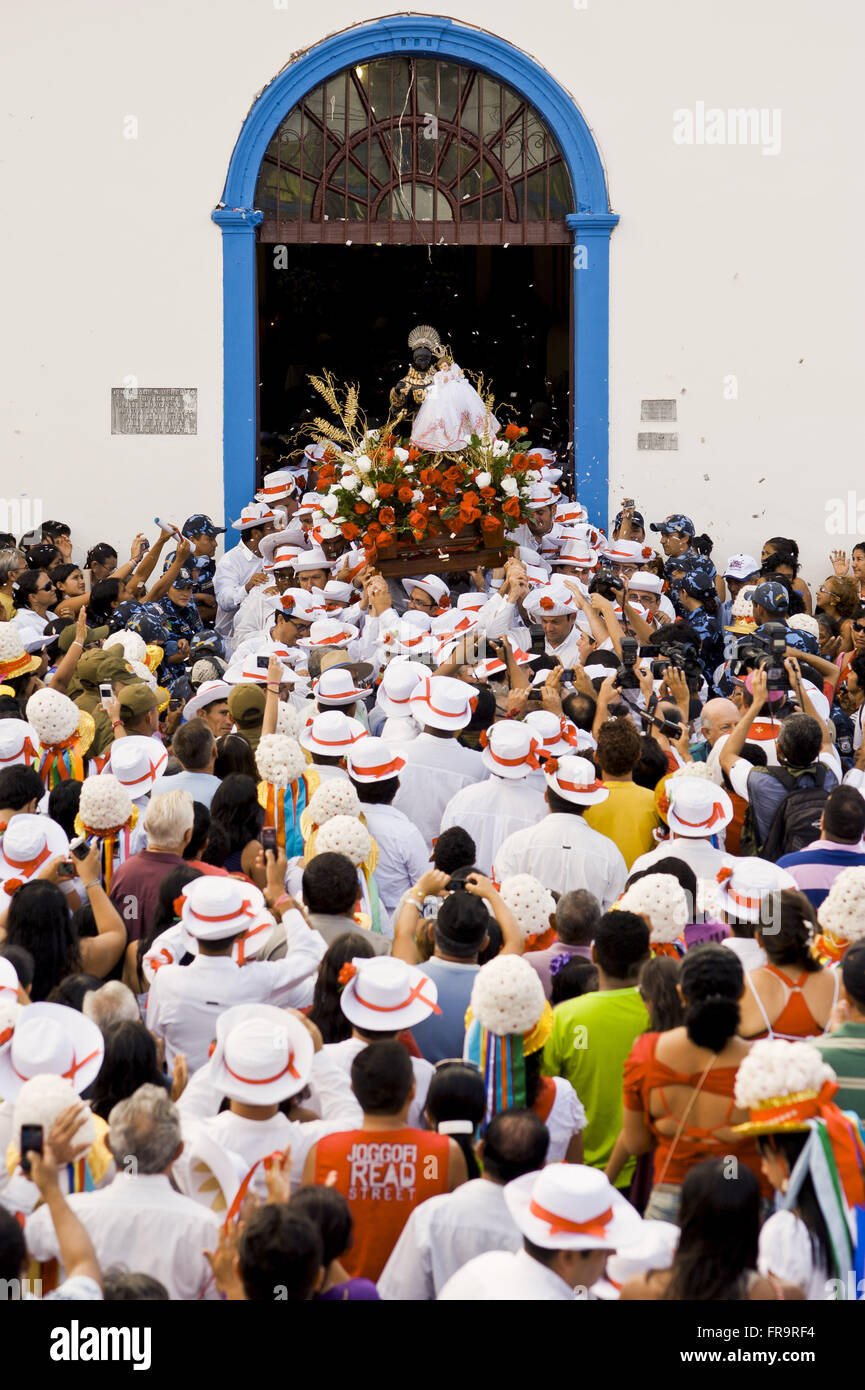 Marujada in praise of Saint Benedict - procession - Brotherhood of Saint Benedict Stock Photo