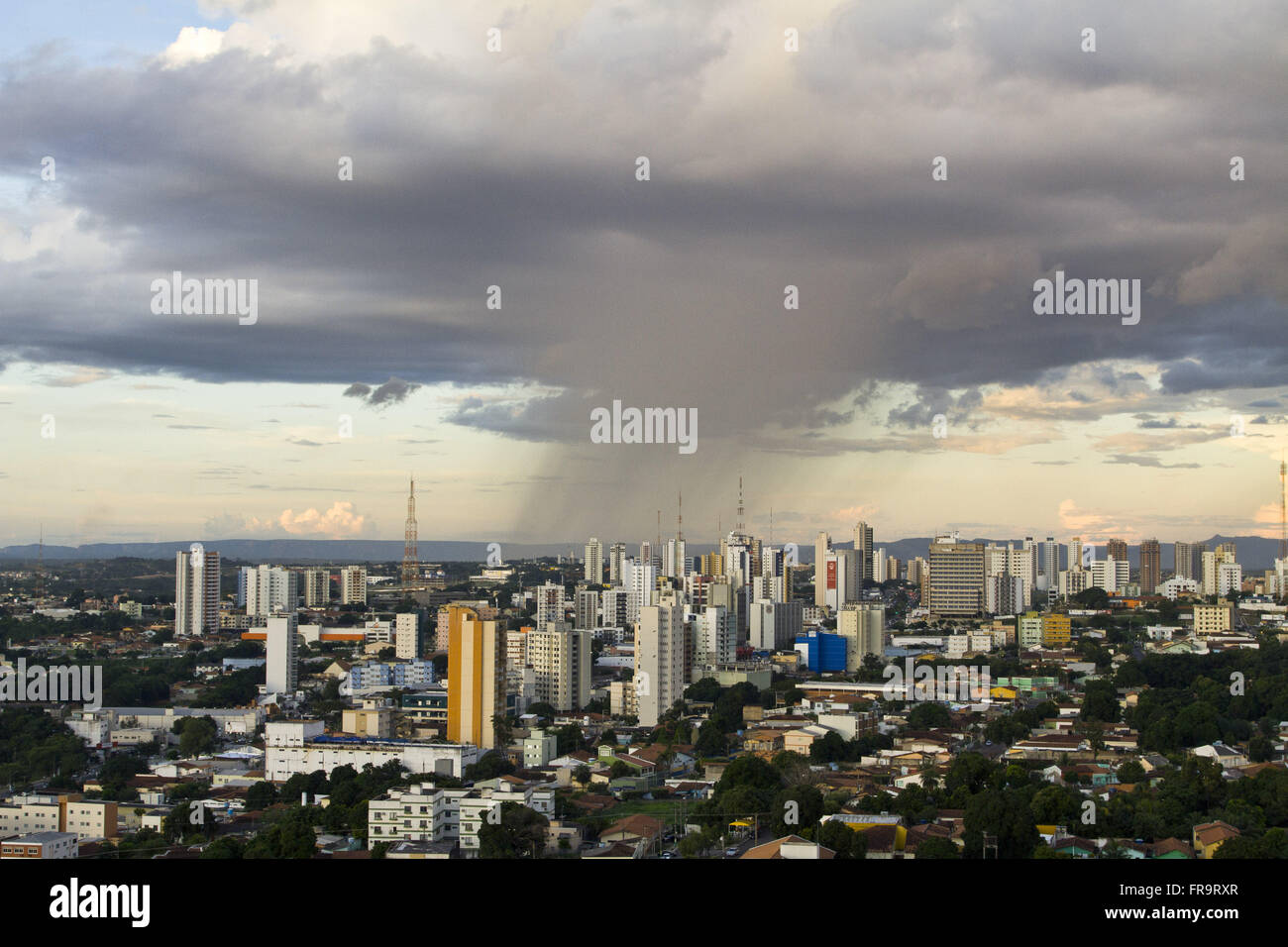 Aerial view of the historic city center - National Heritage by IPHAN Stock Photo